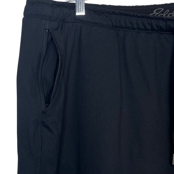 Eddie Bauer Mens Lounge Shorts Black Zipper Pocket Size XXL - Picture 5 of 9